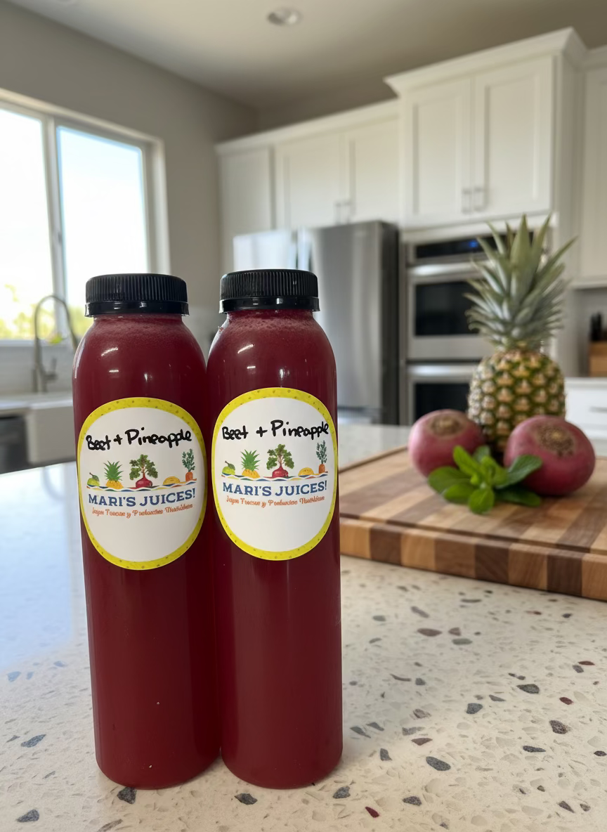 Sweet Pineapple & Beet!❤️