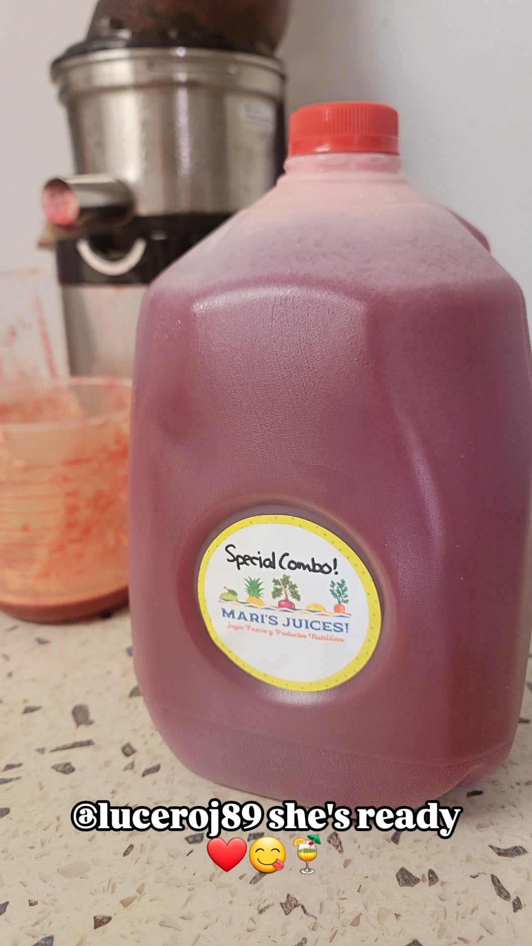 1 Gallon fresh juice of choice!