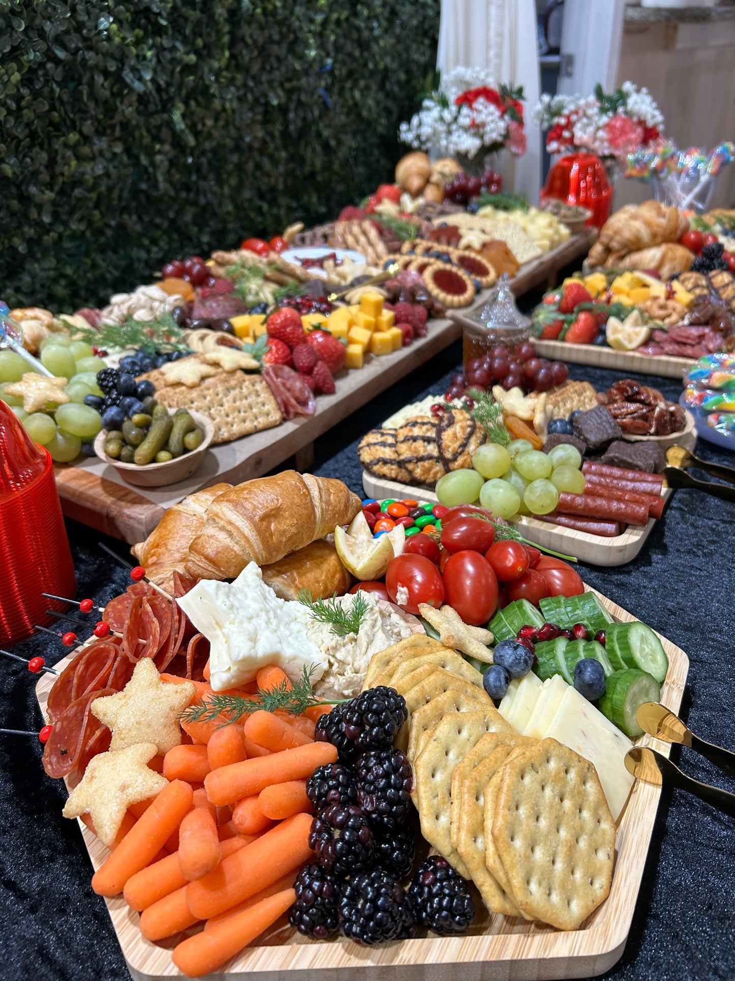 Big Party Guest Charcuterie platters! (60 guests!)