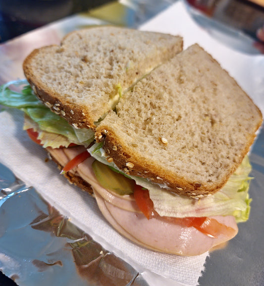Oatbread Turkey Sandwich!