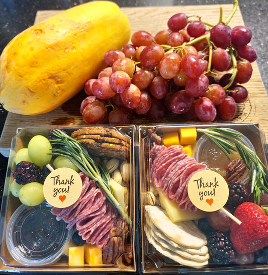 Individual Charcuterie Snack Box!