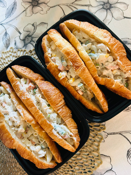 Fresh Mexican Style Chicken Salad stuffed Croissants!🥐