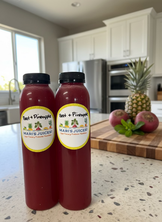 Sweet Pineapple & Beet!❤️