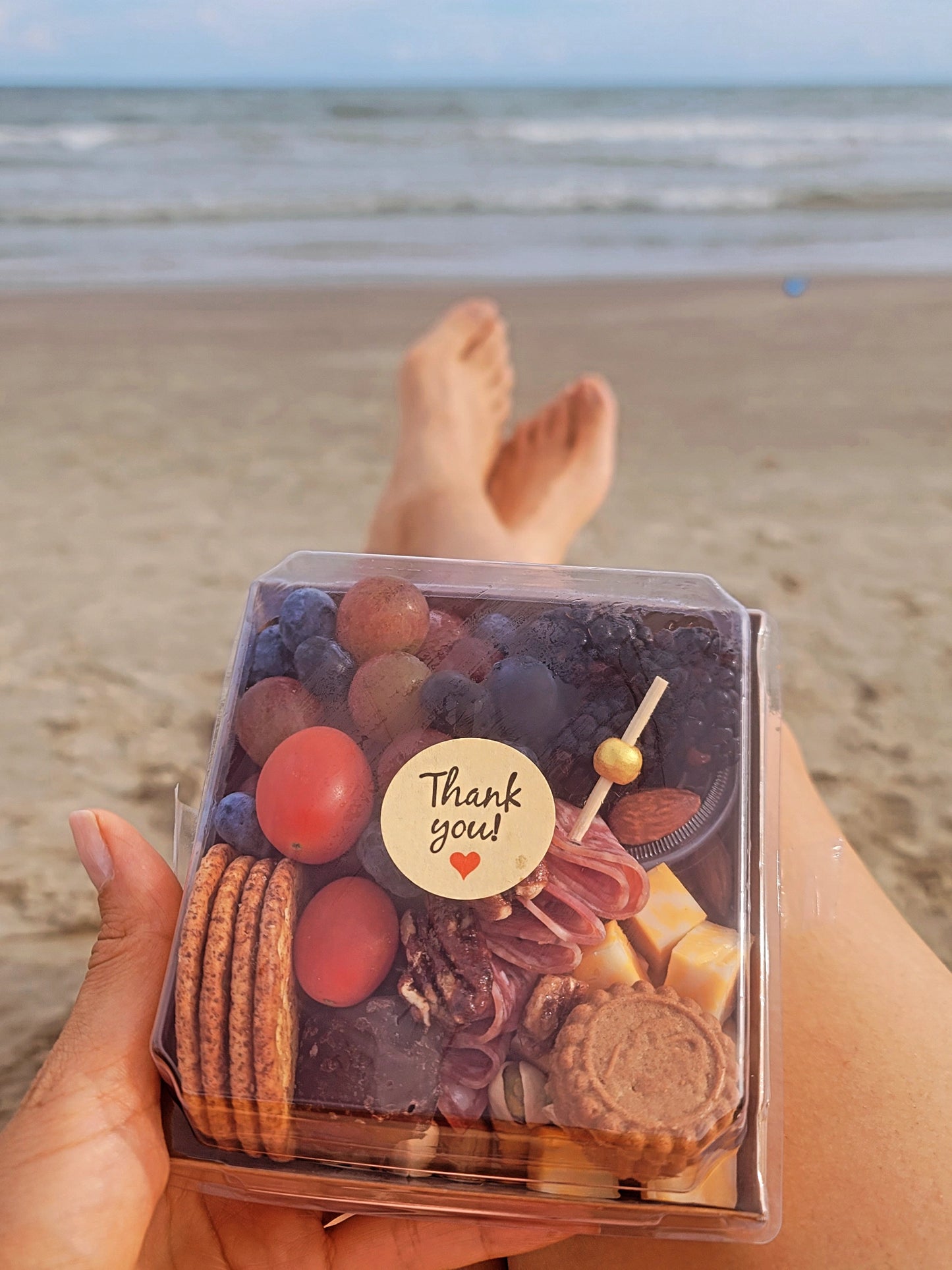 Individual Charcuterie Snack Box!