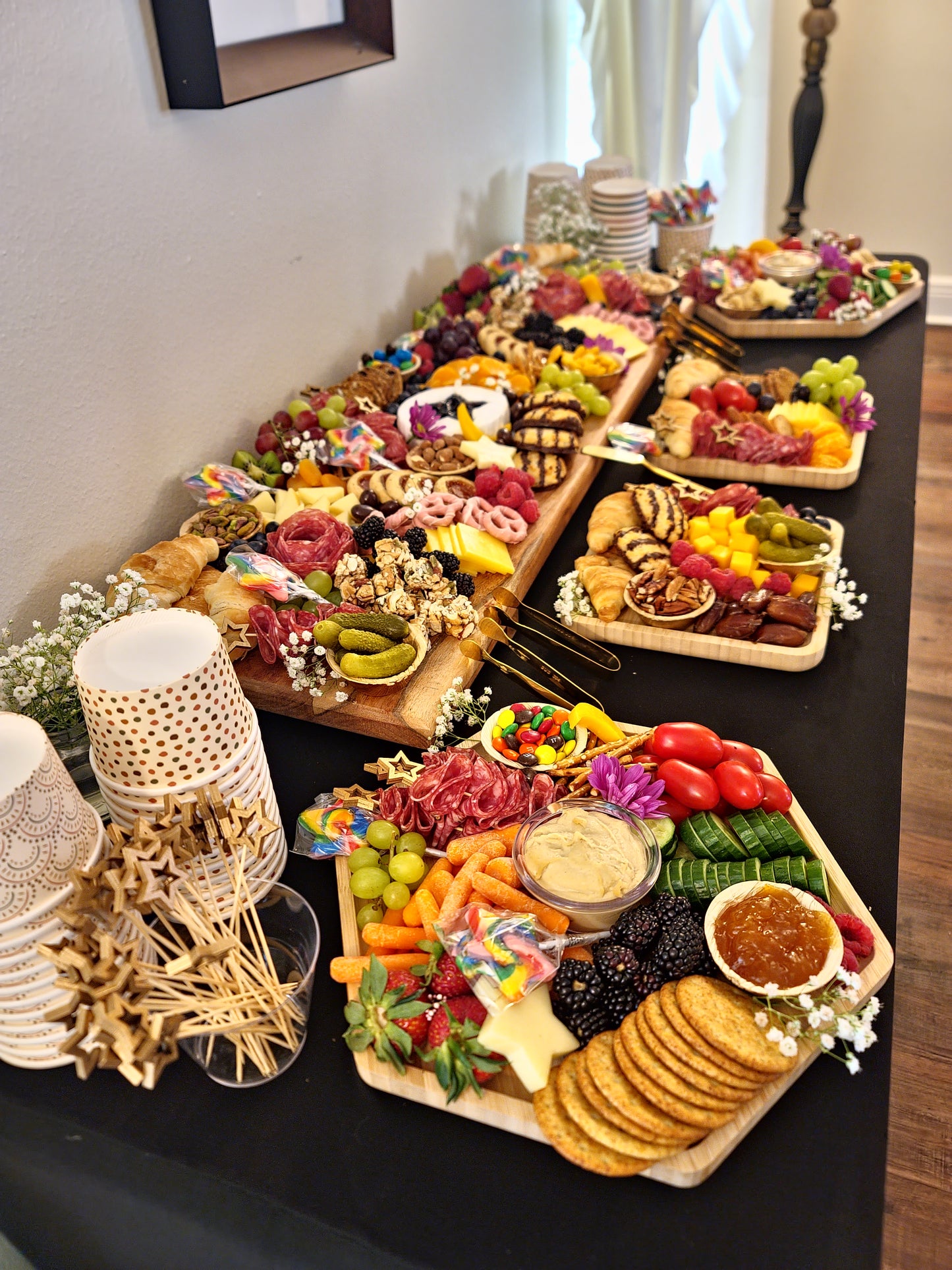 Big Party Guest Charcuterie platters! (60 guests!)